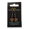 Gnomish Copper Mini Metal Earring Polyhedral 10mm Ioun Stones by Norse Foundry | RPG Math Games DND Pathfinder