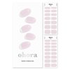 ohora Semi Cured Gel Nail Strips (N Bare Pink) - Works with Any Nail Lamps, Salon-Quality, Long Lasting, Easy to Apply & Remove - Includes 2 Prep Pads, Nail File & Wooden Stick