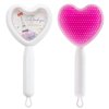 Gentle Detangling Hair Brush Set for Girls (WHITE HEART)