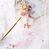 Beaupretty Retro Butterfly Hairpin,Beautiful Classical Headwpiece Vintage Cultural Hair Pin Bead Tassel Hair Sticks Pin for Hair Styling