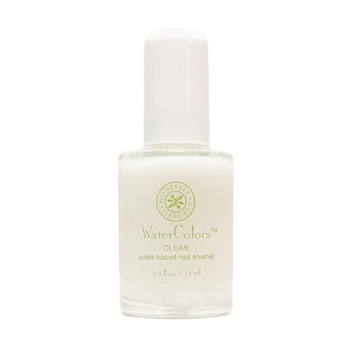 Honeybee Gardens Water-Based Nail Enamel: Eco-Friendly, Odorless & Vibrant | Clear, 0.5 fl oz
