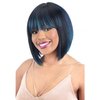 Free Tress Shake N Go Legacy Human Hair Blend Wig Victoria (1B OFF BLACK)
