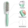 EAGLE FORTRESS Professional Round Hair Brush for Blow Drying with Ceramic + Ionic, Innovative Bristle Combination Round Brush for Professional Styling Blowing Out at Home (0.98in)