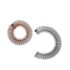 Suoirblss 10PCS Stretch Flexible Hair Combs Headband Tooth Headband Hoop Fashion Stretchy Circle Flexible Comb Teeth Headband Hair Clips Women's Lady (Brown)