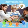Chain Triangle Chess Game, Strategy Board Games for Kids, Triangle Rubber Band Game, Family Games for Kids and Adults, Chess Board Games for Family Night, 2 to 4 Players, Kids Christmas Birthday Gifts