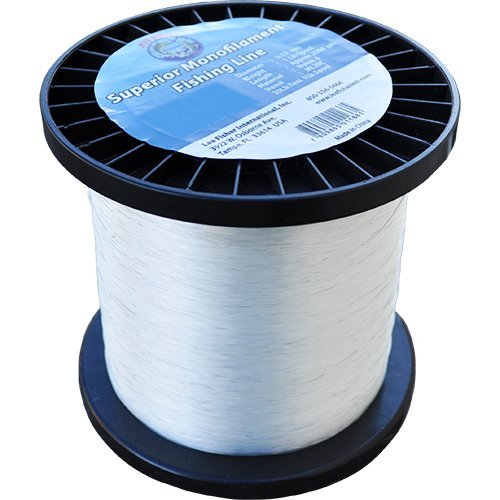 Joy Fish monofilament fishing line 100 lb test approx. 430 yards, 1 lb spool white (Twin Pack)