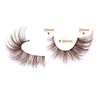 Brown Eyelashes Fairy Lashes Cat Eye Wispy False Eyelashes Strip Lashes Mink Fluffy Strip Lashes Brown Fox Eye Long Volume Fake Eyelashes 7 Pairs ALICROWN