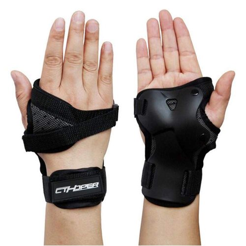 CTHOPER Impact Wrist Guard Protective Gear Wrist Brace Wrist Support for Skating Skateboard Skiing Snowboard Motocross Multi Sport Protection (L)
