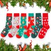 BONANGEL Christmas Socks Women,Funny Cute Holiday socks,Novelty Xmas Crew Socks,Crazy Christmas Gifts for Women Girls