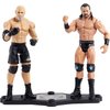 Mattel WWE Championship Showdown 2-Pack Action Figures & Accessory, Series #8 Drew McIntyre vs Goldberg Collectible Set, 6-inch
