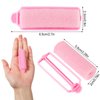 12 Pcs Foam Sponge Hair Rollers 2.4 Inch Hair Curlers to Sleep In Soft Sleep Rollers Hair Curlers for Curls Style Heatless Hair Curler Christmas Party Hairstyles