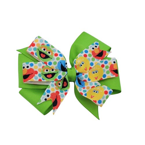 Monsters and Polka-dots Hair Bow