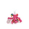 HuggleHounds Rainbow Knottie Pink Elephant Wee 6" Dog Toy