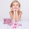 JXJ Pink Pretend Makeup Toy Set for Little Girls - Dress Up Fun for 2-8 Year Olds - Includes Nail Polish, Lipstick, and More!