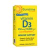 Sunshine Vitamin D 10,000 IU, Healthy and Strong Bones, 30 Servings