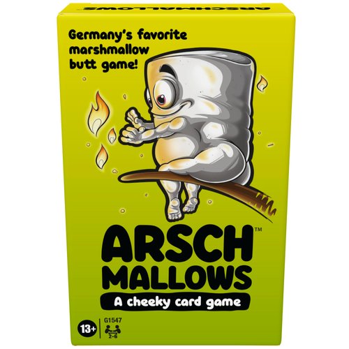 Hasbro Gaming Arschmallows Game | Marshmallow Butt Game | Funny Party Card Games for Teens, Adults, and Families | Ages 13 and Up | 2 to 6 Players