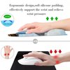 Funny Cat Mouse Pad Wrist Support | Ergonomic Gel Mouse Pad with Wrist Rest | Comfortable Computer Mouse Pad for Laptop | Pain Relief Mousepad with Non-Slip PU Base | Gaming Mouse Pad for Computer