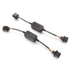 Pair Of H13 9008 Decoder CAN-BUS EMC Warning Error Free Warning Canceller Capacitor Anti Flicker Resistor harness for LED Headlight Systems
