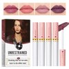 SHEEPFLY Smoke Tube Cigarette Lipstick，4 Color Lip Gloss Set, Long Lasting24 Hours Waterproof, Sweat Proof Lip Gloss, Matte Liquid Lip Makeup Cigarette Set (2#)