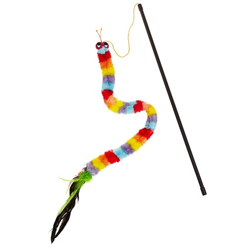 Leaps & Bounds Caterpillar Cat Teaser 33" L