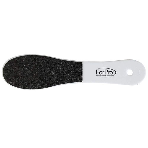 ForPro One ‘N Done Pedi File, Disposable Pedicure File for Feet & Heels, Double-Sided, Black 60/White 180 Grit, 9.5” L, 12-Count