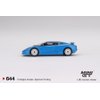 True Scale Miniatures Model Car Compatible with Bugatti EB110 GT Blu Bugatti 1/64 Diecast Model Car Mini GT MGT00644