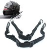 Patty Both 2 Pcs Motorcycle Helmet Luggage Rope Bungee Cord Bandage Strapping Tape Elastic Strap with 2 hooks, Black
