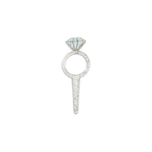 DIAMOND Engagement RING Wedding Bridal SHOWER Glittery (12) CUPCAKE Pics Picks