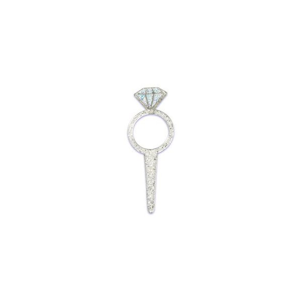 DIAMOND Engagement RING Wedding Bridal SHOWER Glittery (12) CUPCAKE Pics Picks