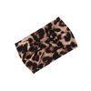 DINPREY Animal Print Headwraps bandana hair bands Knot Twisted Headbands Boho head wrap Cross Leopard Headband wide headwraps for women (Wide Leopard Headbands)