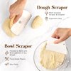 Sourdough Bread Baking Supplies and Proofing Baskets, A Complete Bread Making Kit Including 9" Round & 10" Oval Bannetons, Bread Lame, Danish Whisk, Bowl & Dough Scrapers, and Linen Liners