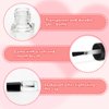 AHIER Nail Polish Bottles, Empty Nail Polish Bottles with Brush Cap (5ml 5P)