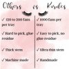 Kordes Lash Clusters – 1000pcs Lash Extension Kit – 5D Volume C Curl Lash Clusters – Handmade and Premade Fans Eyelash Extensions – Natural Mink Eyelash Extensions (10 to 13mm 5D C Curl)