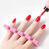 Emivery 50 PCS Pink Nail Art Toes Separators Fingers Foots Sponge Polish Manicure Pedicure for Women And Girl