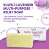 Naturasil 10% Sulfur Lavender Soap Bar Natural Skin Treatment for Acne, Bug Bites, Warts Treatment, Viral Bumps, Nodes & Itching | for Kids & Adults |113 grams