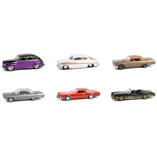 California Lowriders Set of 6 Pieces Series 6 1/64 Diecast Model Cars by Greenlight 63070SET