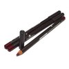 3 Pcs x Italia Deluxe [ 1057 Black Currant ] Ultra Fine Lip liner Pencil Lipliner Set + Free Zipper Bag Full Size