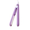 Purple 2024 New 2-in-1 Mini Ceramic Curling Iron and Straightener for Fine and Short Hair, 1/2 Inch Barrel
