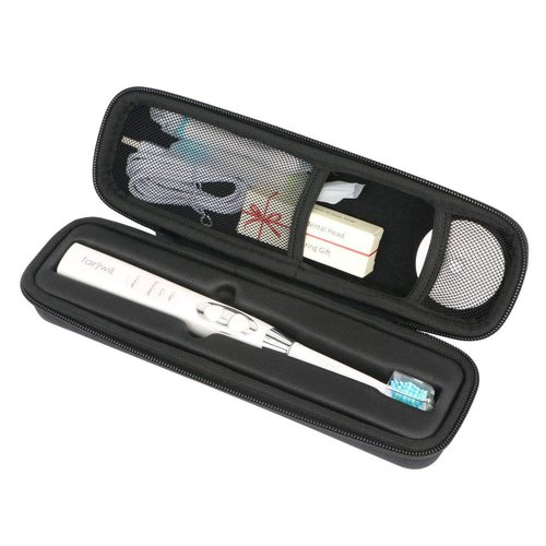 khanka Electric Toothbrush Travel Case with 2 Pack Toothpaste Cap Compatible with Philips and Oral-B