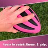 LMC Products Spiral Foam Football - Soft Foam Football for Kids - Each Quality Kids Football is 9 Inches - Adult & Toddler Football Youth - Small Football (Pink & Black)