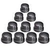Supply Giant CNDQ0012-10 Pipe Cap, 1/2 in, Black