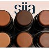 SIIA Cosmetics, Duo Face Sculpting Contour Bronzer Stick, Dual-Use Applicator for Perfect Sculpt & Blend, Natural Finish, .32 Ounce (Coffee)