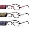 Eyekepper Readers 3 Pack of Womens Reading Glasses with Beautiful Pattern and Soft Case for Ladies +0.50