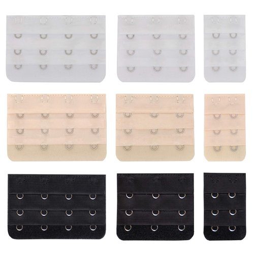 Tamlien Bra Extenders 2 Hook/ 3 Hooks/ 4 Hook, Soft and Comfortable Bra Extensions