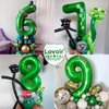 Dark Green 30 Number Balloons, 40 Inch Giant Number 30 Balloons Foil Mylar Helium Dark Green Number Balloons for 30th Birthday Party Supplies Anniversary Event Celebration Decorations