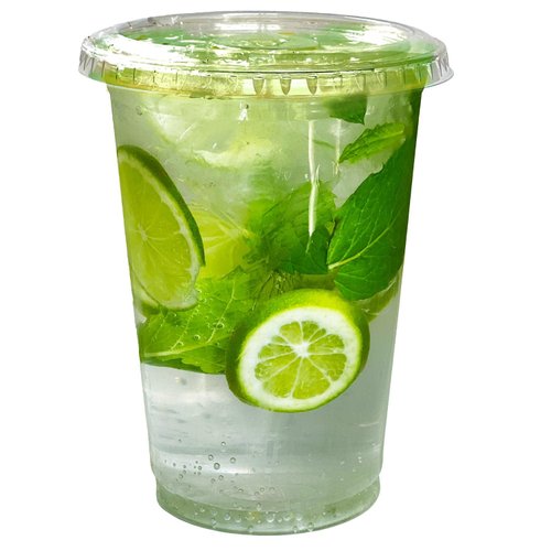Iced Coffee Go Cups and Lids | Cold Smoothie | Plastic Cups with Lids | 32 oz Cups, 100 Pack | Clear Plastic Disposable Pet Cups | Ideal for Coffee, Parfait, Juice, Soda, Cocktail, Party Cups