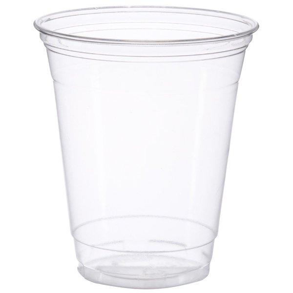 Dart SOLO TP12 12oz Clear Practical-fill Ultra Clear Squat PET Plastic Cups (Case of 1,000)
