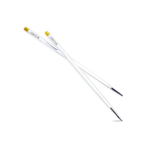Colortrak Hair Sectioning Stix - Hair Sticks to Easily Section and Clip Strands, Creates Even and Symmetrical Hair Lines During Coloring Process, 4 Sticks Per Pack