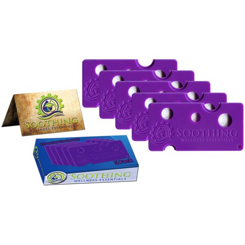 Soothing Wellness Essentials 5 Pack Essential Oils Opener Key Tool Set (Orchid Purple) - The Perfect Opener and Remover Accessory for Roller Balls and Caps on Most Bottles