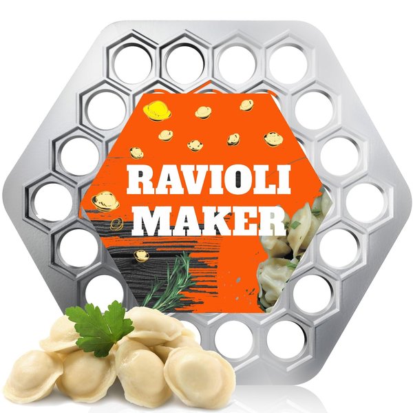 Russian Ravioli Maker Dumplings Mold - Pelmeni Maker - Pelmeni Metal Mold - Pelmeni Meat Dumplings - Dumplings Maker - Siberian Pelmeni Meat - Dumpling Maker Machine - Ravioli Cutter